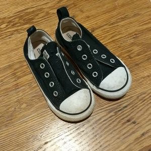 Toddler black Converse Chuck Taylor All Star Sz 8